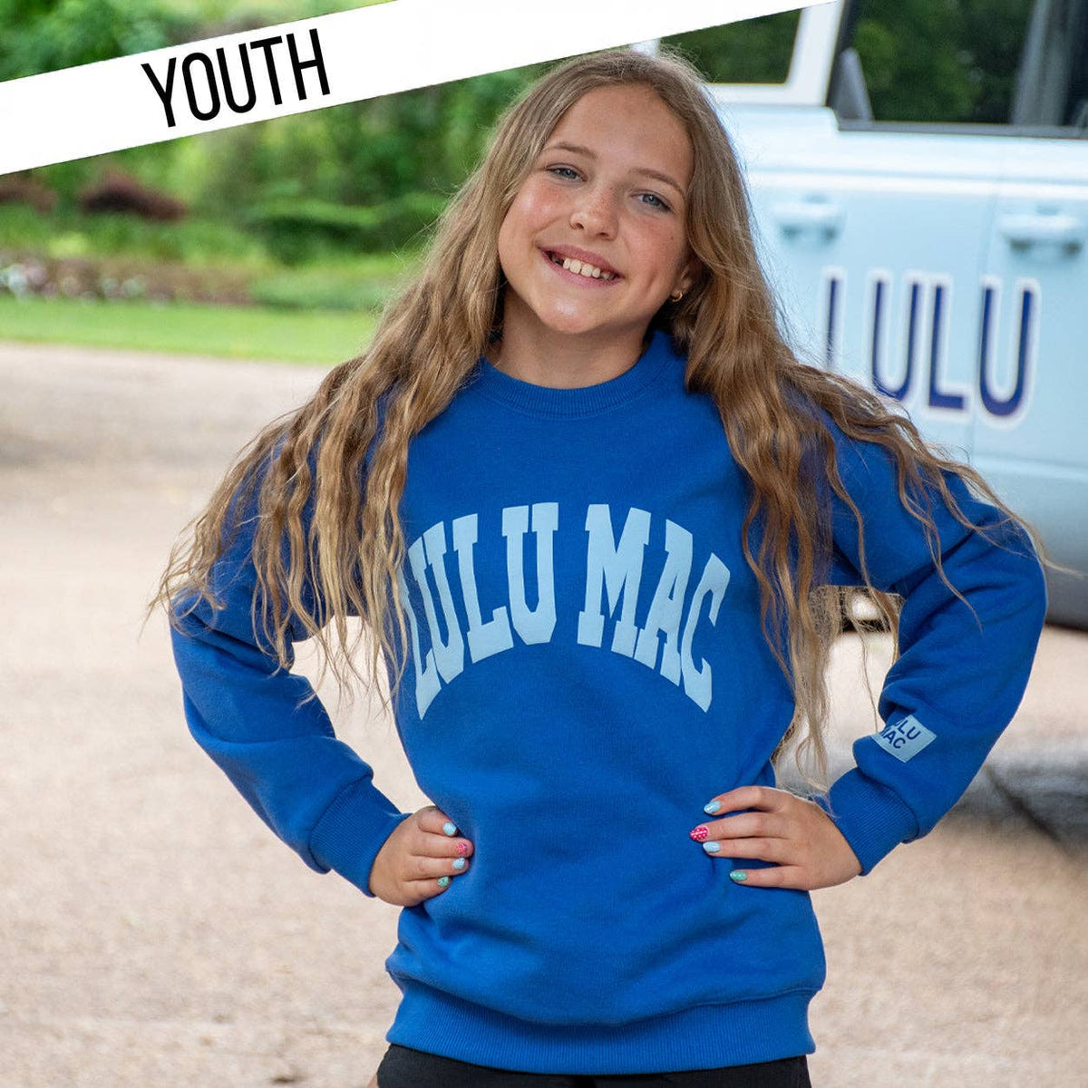 KD-SW-1007 ROYAL/LIGHT BLUE PUFF: ROYAL/LIGHT BLUE / Youth