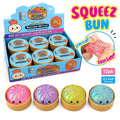 Meltos Stretch Dumpling Squishy Toy 3.35 Inch Glitter Fidget Squish Toy