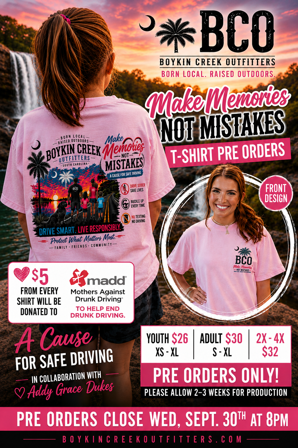 Make Memories, Not Mistakes T-Shirt Pre Order