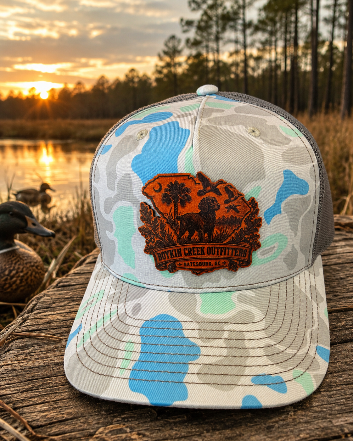 Coastal Camo Boykin Creek Outfitters Hat