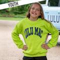 KD-SW-1007 CHARTREUSE/DEEP BLUE PUFF: CHARTRUESE/DEEP BLUE / Youth Medium
