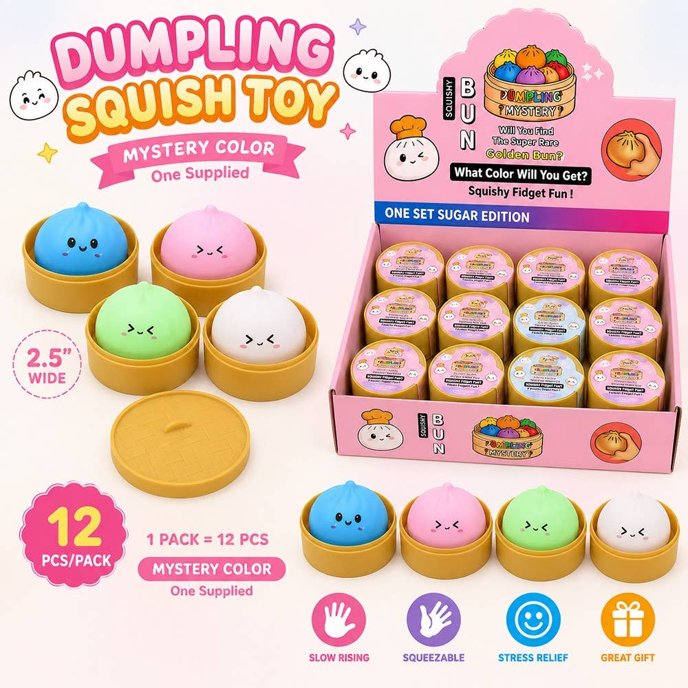 Dumpling Bun Squishy Toy Mystery