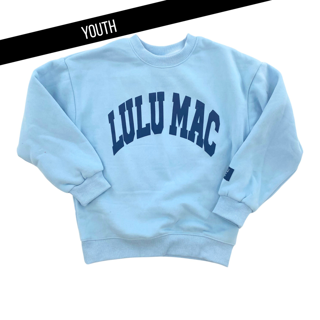 KD-SW-1007 LIGHT BLUE WITH NAVY PUFF Youth Medium